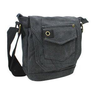 Vagarant 8 in Canvas Shoulder Bag C93 Grey